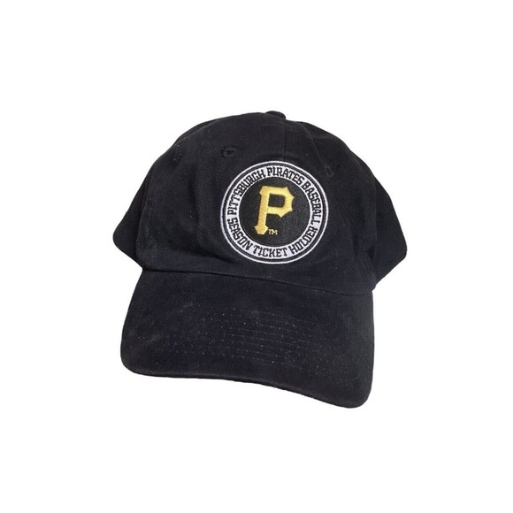 PITTSBURGH PIRATES MLB Season Ticket Holder Baseball Cap Adjustable Black - Picture 1 of 5